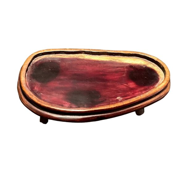 Vtg Rose Quartz Wafista Geisha Sculpture Pink Polyester Arts No 5603 Hong Kong 9 - Picture 8 of 10